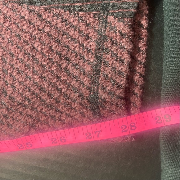 BNWT FREE PEOPLE MAROON COMBO STACKED STREET PANT XS ROOMY AND COMFY! - Picture 5 of 10